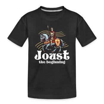 Chevalier Chevalier Armure Médiévale Renaissance - T-shirt bio Premium Enfant - noir - Devant