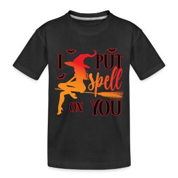 Je te jette un sort - T-shirt bio Premium Enfant - noir - Devant