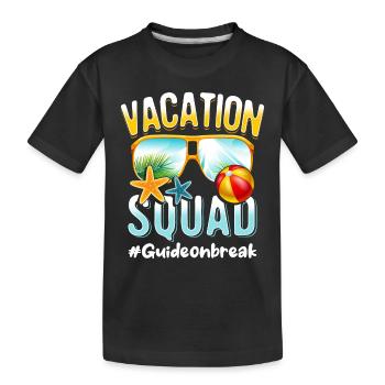 Guide Vacation Squad #Guideonbreak - T-shirt bio Premium Enfant - noir - Devant
