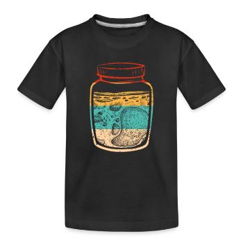 Bunter Sauerteig - Kinder Premium Bio T-Shirt - Schwarz - Vorne
