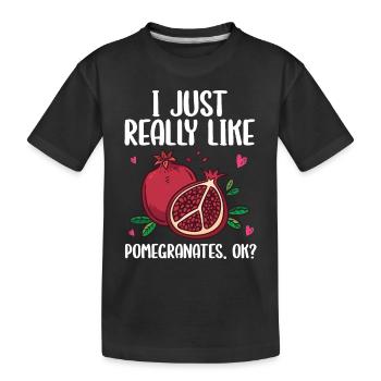 Steak - Kinder Premium Bio T-Shirt - Schwarz - Vorne