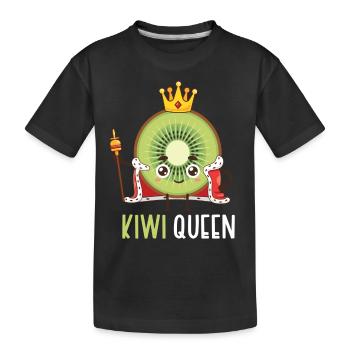Steak - Kinder Premium Bio T-Shirt - Schwarz - Vorne