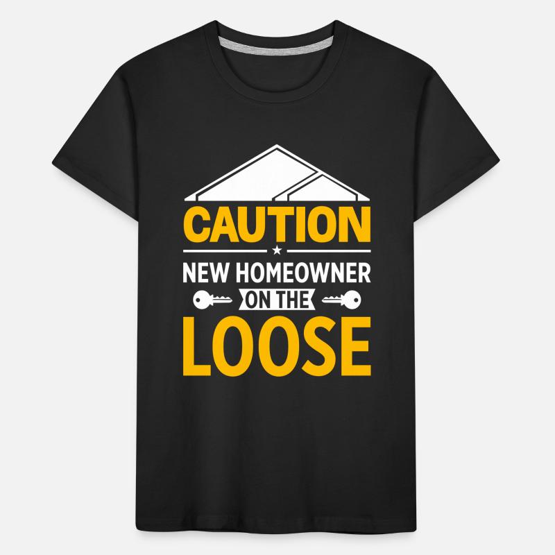 Neuer Hauseigentümer Hauseigentümer Kinder Premium Bio T-Shirt