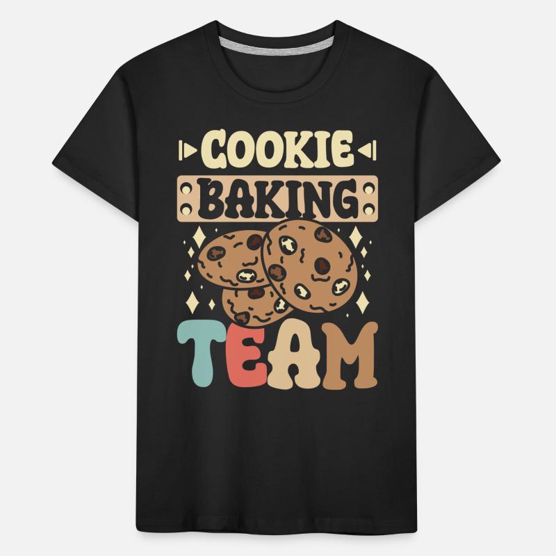 Amateur de pâtisserie de dégustation de biscuits, équipe de cuisson de biscuits T-shirt bio Premium Enfant