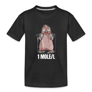 Chimie Drôle Chimiste Assistant de laboratoire chimique Étudiant - T-shirt bio Premium Enfant - noir - Devant