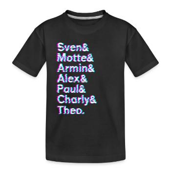 Techno Esthétique Goth Rave Années 90 DJ Festival - T-shirt bio Premium Enfant - noir - Devant