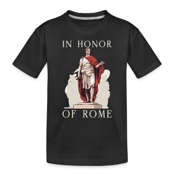 Miracle des Saturnales Rome antique et Jules César - T-shirt bio Premium Enfant - noir - Devant