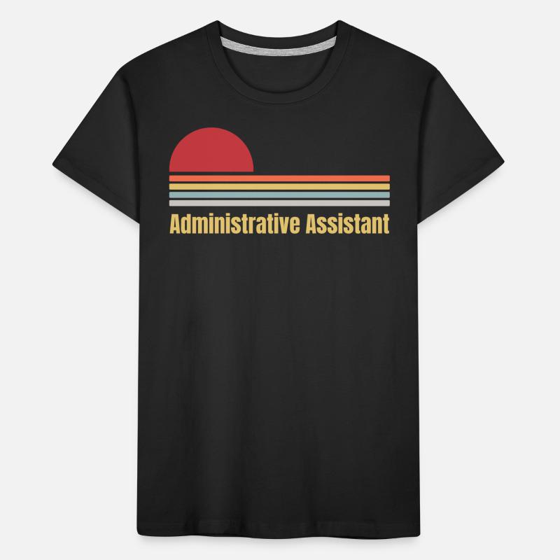 Adminstrative Assistant Kids' Premium Organic T-Shirt