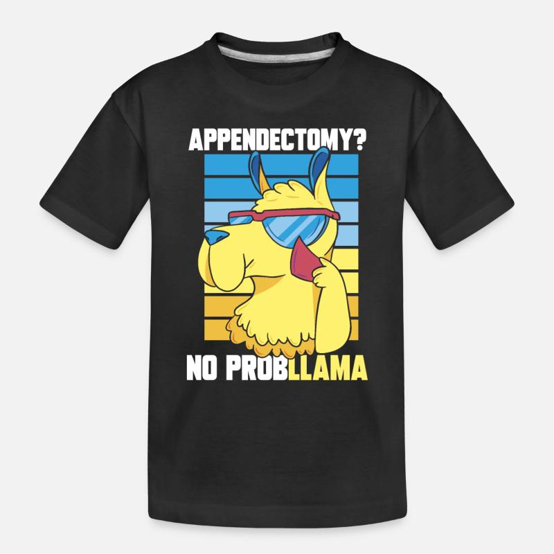 Appendicectomie Appendicite - T-shirt bio Premium Enfant - noir