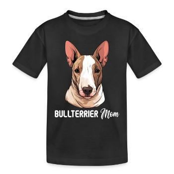 Chien Bull Terrier - T-shirt bio Premium Enfant - noir - Devant