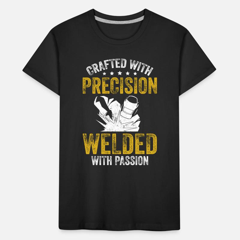Machine de soudage Passion soudée de précision fabriquée T-shirt bio Premium Enfant