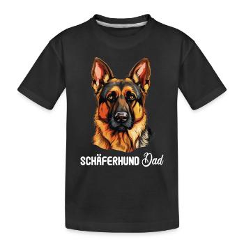 Chien Berger - T-shirt bio Premium Enfant - noir - Devant