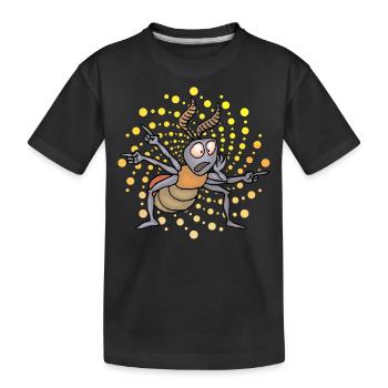 Ameise - Kinder Premium Bio T-Shirt - Schwarz - Vorne