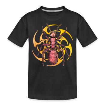 Ameise - Kinder Premium Bio T-Shirt - Schwarz - Vorne