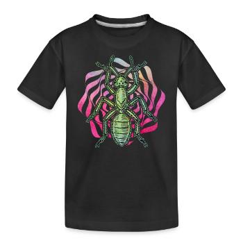 Ameise - Kinder Premium Bio T-Shirt - Schwarz - Vorne