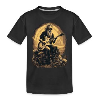 Guitarist Guitar Guitar Player Gift - Kids' Premium Organic T-Shirt - black - Front