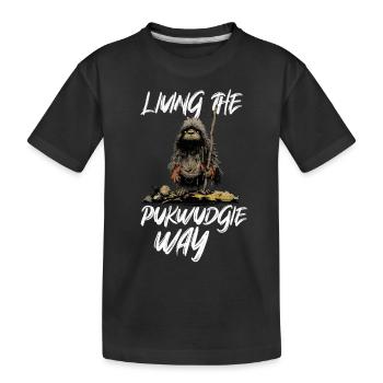 Pukwudgie, Cryptide, Folklore, Mythes, Cryptozoologue - T-shirt bio Premium Enfant - noir - Devant