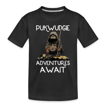 Pukwudgie, Cryptide, Folklore, Mythes, Cryptozoologue - T-shirt bio Premium Enfant - noir - Devant
