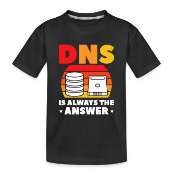 Network Administrator System Administrator Network - Kids' Premium Organic T-Shirt - black - Front