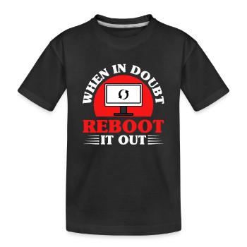 Administrateur réseau Administrateur système Réseau - T-shirt bio Premium Enfant - noir - Devant