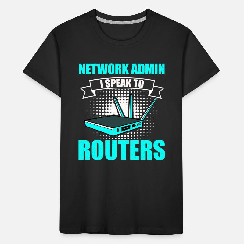 Network Administrator System Administrator Network Kids' Premium Organic T-Shirt