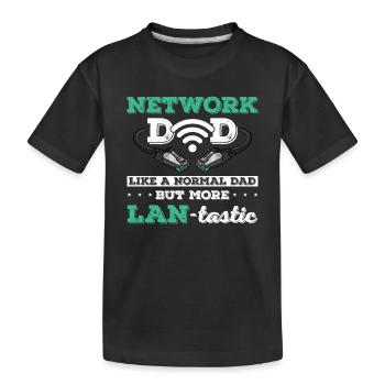Administrateur réseau Administrateur système Réseau - T-shirt bio Premium Enfant - noir - Devant