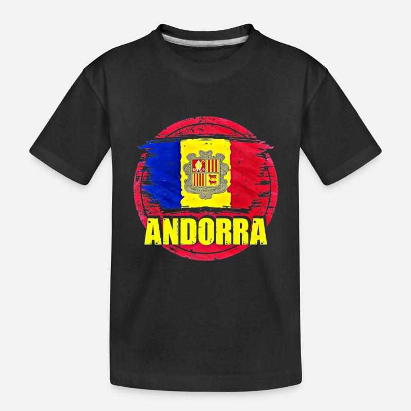 Andorre - T-shirt bio Premium Enfant - noir