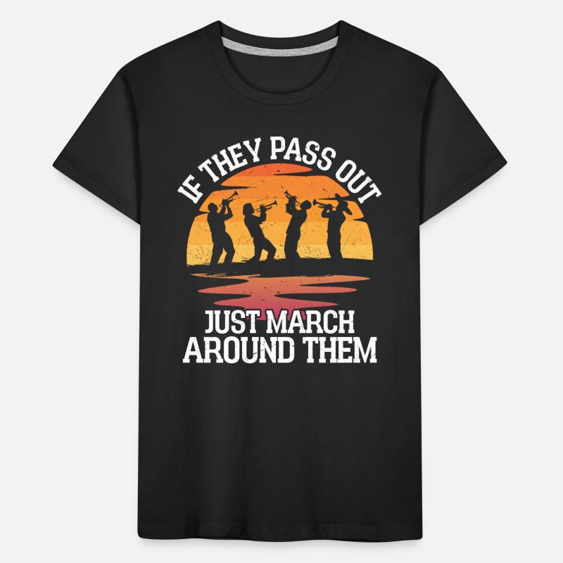 S’ils s’évanouissent, marchez autour d’eux en marchant T-shirt bio Premium Enfant