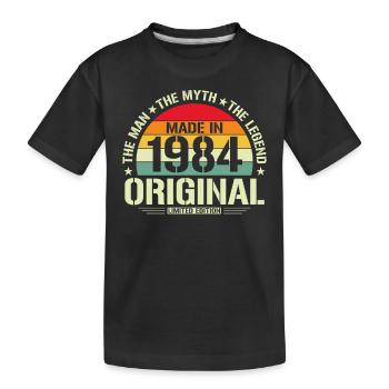 Légendaire 1984 - T-shirt bio Premium Enfant - noir - Devant