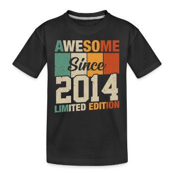 Légendaire 2014 Né - T-shirt bio Premium Enfant - noir - Devant
