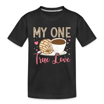Conchas My One True Love Cuisine mexicaine Pain sucré - T-shirt bio Premium Enfant - noir - Devant