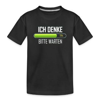 Software Entwickler Lustiges Geschenk für - Kinder Premium Bio T-Shirt - Schwarz - Vorne