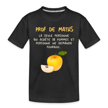 Mathematiker Mathematik Mathe Examen Lehramt - Kinder Premium Bio T-Shirt - Schwarz - Vorne