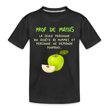 Mathematiker Mathematik Mathe Examen Lehramt - Kinder Premium Bio T-Shirt - Schwarz - Vorne