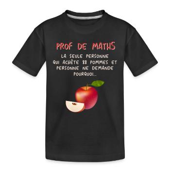Mathematiker Mathematik Mathe Examen Lehramt - Kinder Premium Bio T-Shirt - Schwarz - Vorne