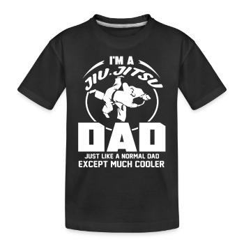 Jiu Jitsu I'm A Jiu Jitsu Dad - Kids' Premium Organic T-Shirt - black - Front