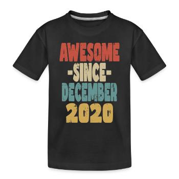 Fantastischer Dezember 2020 - Kinder Premium Bio T-Shirt - Schwarz - Vorne
