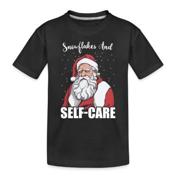 Psychische Gesundheit Weihnachten Anti-weihnachten - Kinder Premium Bio T-Shirt - Schwarz - Vorne