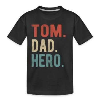 Tom Papa Held - Kinder Premium Bio T-Shirt - Schwarz - Vorne