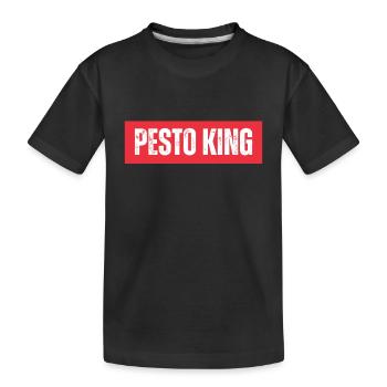 Italian Cuisine - Basil Pesto Is The Besto - Kinder Premium Bio T-Shirt - Schwarz - Vorne