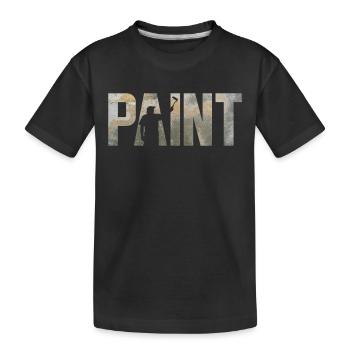 House Painter Decorator Paint - Kinder Premium Bio T-Shirt - Schwarz - Vorne