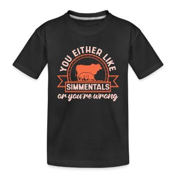 Éleveur de bétail Vous aimez soit Éleveur de bétail - T-shirt bio Premium Enfant - noir - Devant