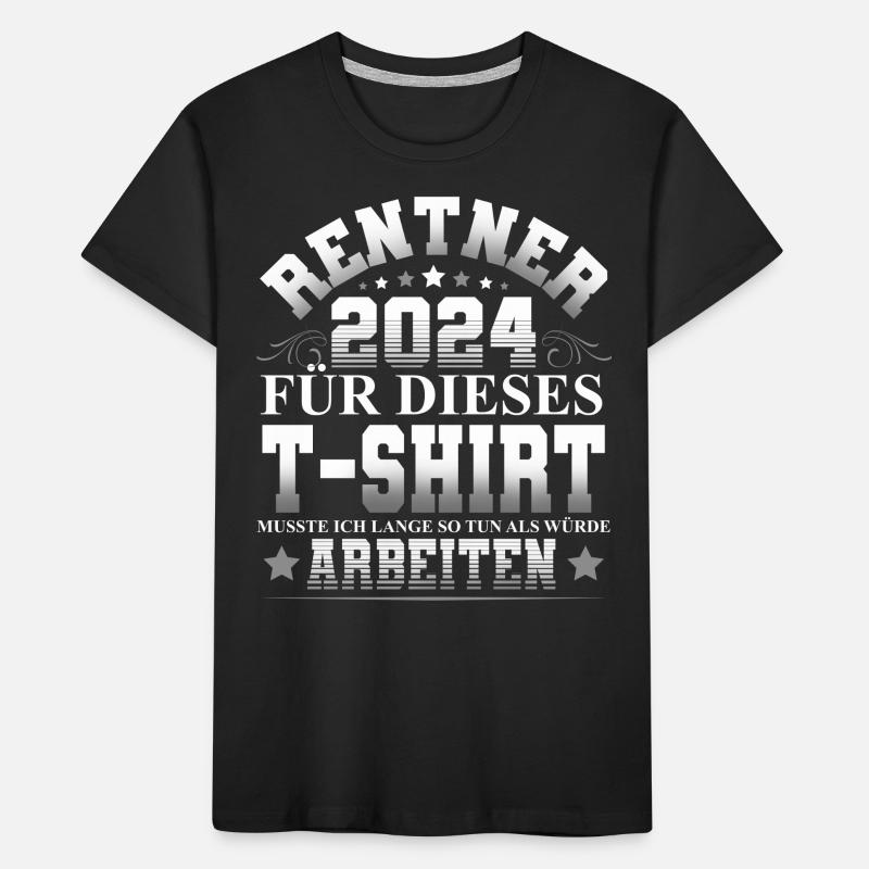 Rentner 2024 Kinder Premium Bio T-Shirt