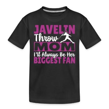 Javelot Lancer Javelot Lancer Cadeau - T-shirt bio Premium Enfant - noir - Devant