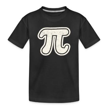 Funny Pi Day 3.14 J’aime les mathématiques et l’algèbre de la géométrie - T-shirt bio Premium Enfant - noir - Devant