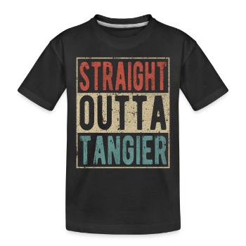 Tout droit sorti de Tanger - T-shirt bio Premium Enfant - noir - Devant