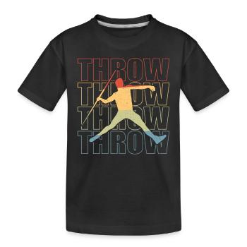 Javelot Lancer Javelot Lancer Cadeau - T-shirt bio Premium Enfant - noir - Devant