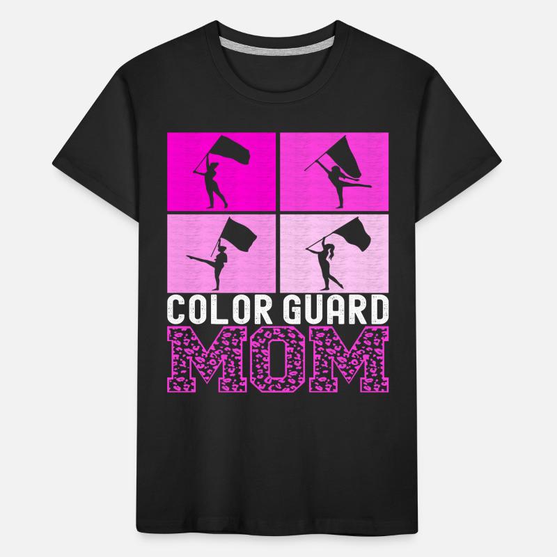Drapeau agitant la fanfare garde de couleur T-shirt bio Premium Enfant