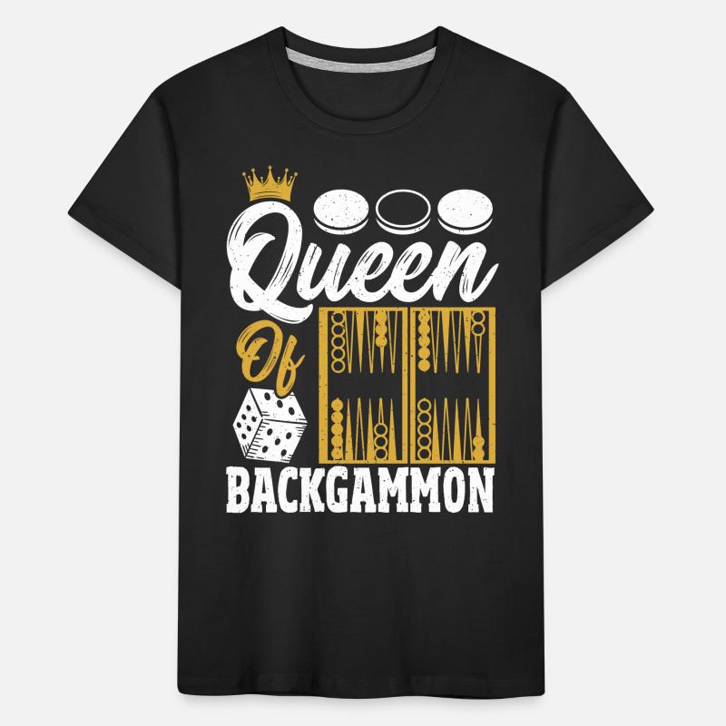 Backgammon Kids' Premium Organic T-Shirt