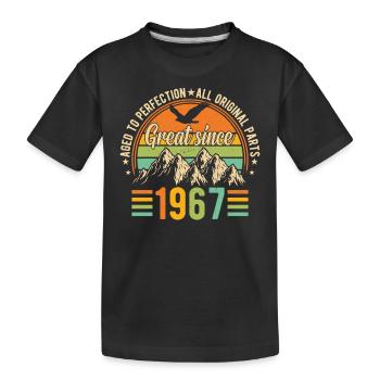 1967 - Ein Legendäres Jahr - Kinder Premium Bio T-Shirt - Schwarz - Vorne